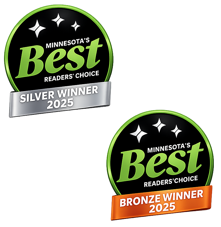 Silver and Bronze Winner 2025 Badges